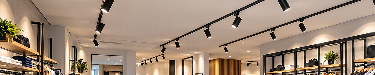 1-faset LED skinnespots
