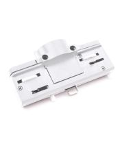 3-faset skinneadapter hvid