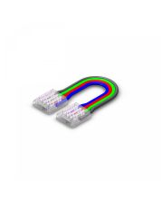 Strip-til-strip-stik med kabel til SMD RGB LED-strip – 10 mm