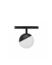LED globelampe til skinne 5W CCT 48V Ø100 mm Sort