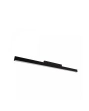 Aflang LED-skinnelampe 17W CCT 48V 602 mm Sort