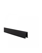 Indbygget skinne 48V 2 meter sort