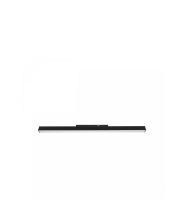 Aflang LED-skinnelampe 20W K2700 48V 600 mm Sort