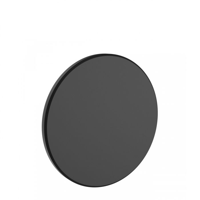 LED-væglampe Piatta rund 12W CCT 1000 lm IP44 Ø180 mm – Sort