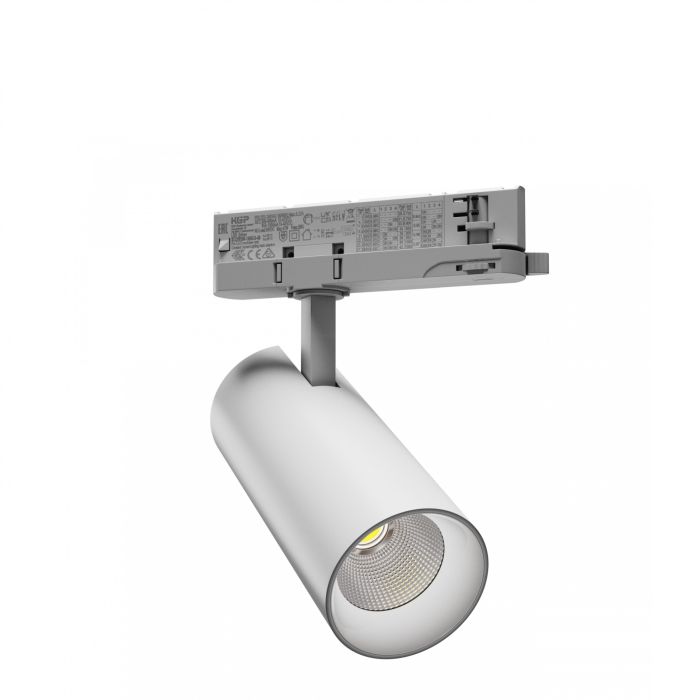LED-skinnespot til 3-faset skinne 24–30W K4000 2500–3000 lm CRI90 36°/60° – Hvid