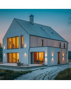 LED facadelampe op og ned 15W CCT IP65 hvid