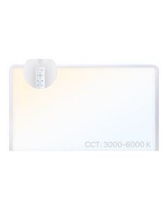 LED Påbygningspanel 58,5x89,5 cm | 50W | CCT Dæmpbar | 3000K-6000K | CRI90 | Fjernbetjening