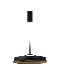 LED-pendel ring Ø50 cm | 50W | 5500 lumen | CRI90 | CCT 2700K-4000K | Sort