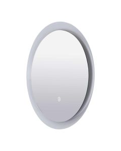Rundt LED-spejl med lys Ø60 cm | 20W | 2000 lumen | CRI90 | CCT 2700K-4000K | Hvid