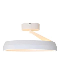 LED-loftlampe ring Ø45 cm | 50W | 5500 lumen | CRI90 | CCT 2700K-4000K | Hvid
