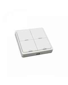 Smart vægkontakt 4-vejs CCT dæmpbar Easy Smart – 81×81×13 mm