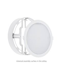 LED indbygget spotlight Ø22,3 cm 18W K3000 97 lm/W IP20