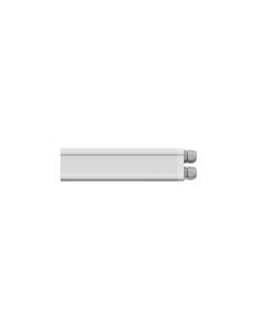 Endeboks (feed end box) til Limea Pro lyslinjesystem – Hvid