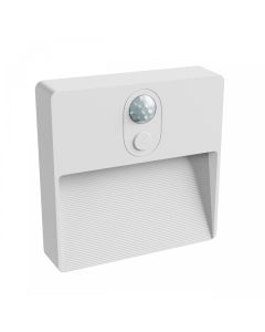 LED-natlampe Lumina Pop RGBW med bevægelsessensor USB-C – Hvid – 2 stk.