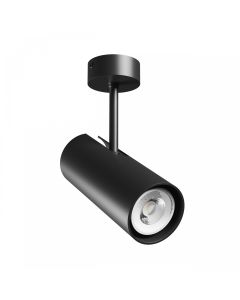 Påbygningsspot GU10 – sort – IP20 – 65×160×232 mm – uden lyskilde