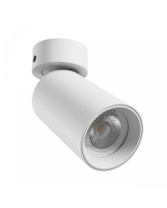 Påbygningsspot GU10 – hvid – IP20 – 60×135 mm – uden lyskilde