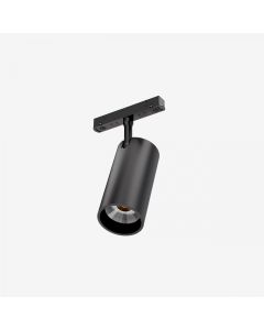 LED-skinnespotlight 20W CCT 48V Sort
