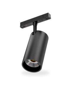 LED-skinnespotlight 20W CCT 48V Sort