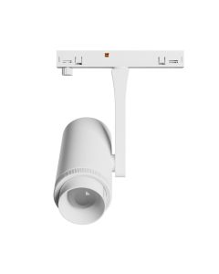 LED-skinnespotlight med justerbar lyskegle til smal skinne 7W K3000 48V Hvid