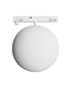 LED globelampe til smal skinne 7W K3000 48V Ø100 mm Hvid