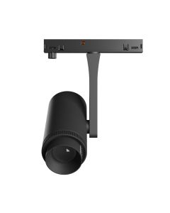 LED-skinnespotlight med justerbar lyskegle til smal skinne 7W K3000 48V Sort