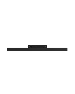 Aflang LED-skinnearmatur til smal skinne 10W K3000 48V 300 mm Sort