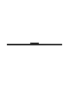 Aflang LED-skinnearmatur til smal skinne 20W K3000 48V 600 mm Sort