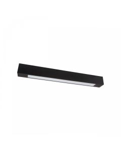 LED Armatur 60cm Sort G13 til T8 LED-rør IP20