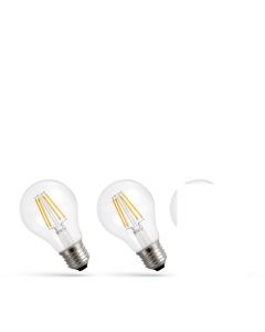 LED E27 A60 filamentpære 3-pack 7W K2700 770lm