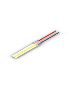 Tilslutningsstik strip-til-kabel til 10 mm COB/SMD LED-strip med kabel 15 cm