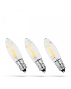 LED-juletræslys E10 10–55V 0,2W K2200 – 3 stk.