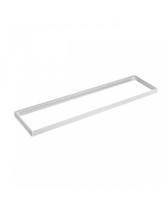 LED Panel Overflademonteret Ramme 30x120 Hvid
