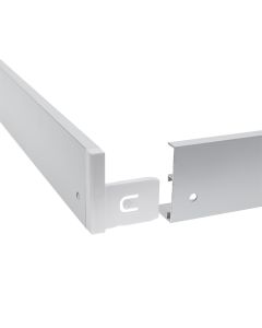 LED-panelramme til overflademontering 300x1200x43 hvid