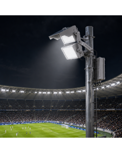 LED Stadionlampe 600/750W Justerbar – 120.000 Lumen – 5000K – 30° – IP66 – Ekskl. Driver