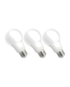 LED-pære E27 9W K3000 820 lm – 3 stk.