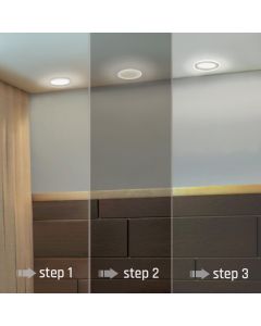 LED loftlampe rund 12,5W 4000K IP44 – neutral hvid