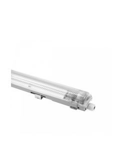 Vandtæt LED Armatur 120cm Grå 1x T8 G13 IP65