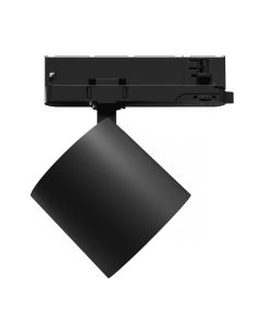 3-faset LED-skinnespot 32-40W K4000 sort