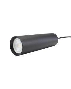 Pendel GU10 til 3-faset skinne Ø55 mm med 1 m kabel – Sort