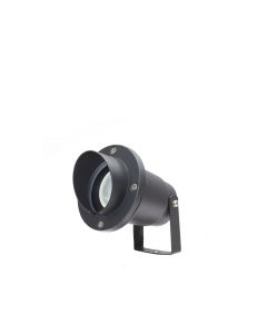 LED havespotlight GU10 sort, strålevinkel 65°, med jordspyd