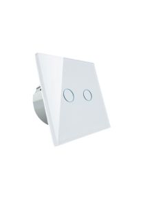 Smart Lyskontakt 2-Zone Wi-Fi Hvid