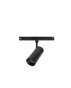 LED-skinnespotlight 6W CCT 48V dæmpbar sort