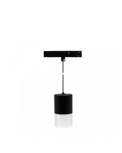 LED pendellampe til skinne 7W K4000 48V Ø55 mm Sort