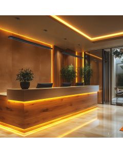 LED lineær armatur 20/30/40W CCT sort