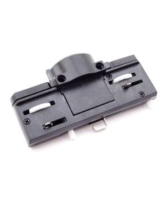 3-faset skinneadapter sort