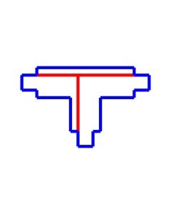 3-Fase Skinneforbinder T2 Venstre Hvid