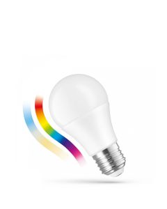 LED GLS A60 E-27 8,5W 230V RGBW+CCT+DIM BTM SMART EASY SMART