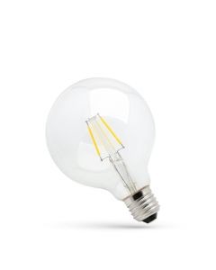LED-filament globepære G125 E27 8,5W K2700 1150 lm – Klar – Dæmpbar