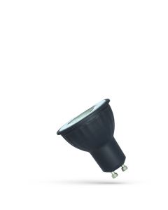 LED GU10 spot 6W K4000 dagslys 480lm 38° sort