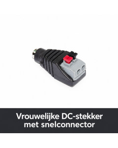 Hun-DC-stik med hurtigstik